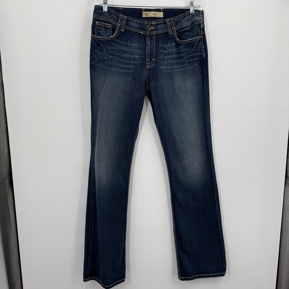 Buckle BKE Jeans Womens 33 Long Dark Wash Bootcut Western Wendi 35.5 inseam